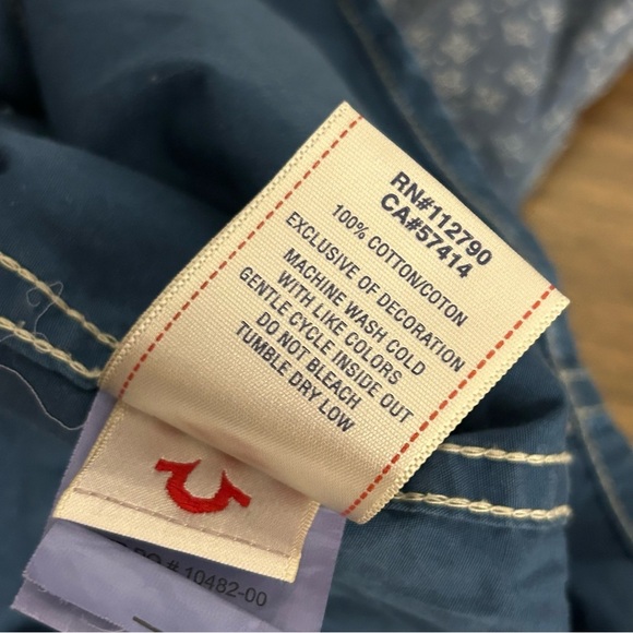 💕 True religion Men's Blue Shirt XXL - Picture 9 of 11